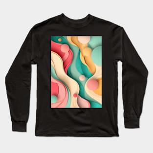 Color Swirl Harmony Long Sleeve T-Shirt